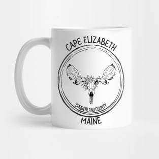 Cape Elizabeth Maine Moose Mug